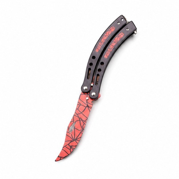 17566-main-white-clean CSGO Butterfly BALISONG Trainermesser