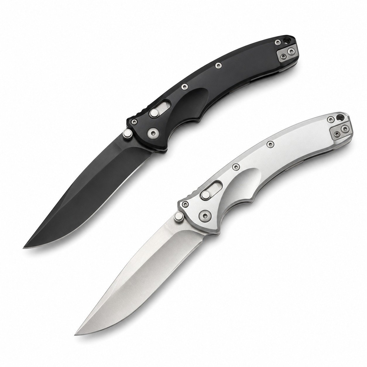 45914-main-white-clean Microtech Amphibious Klappmesser mit Aluminiumgriff