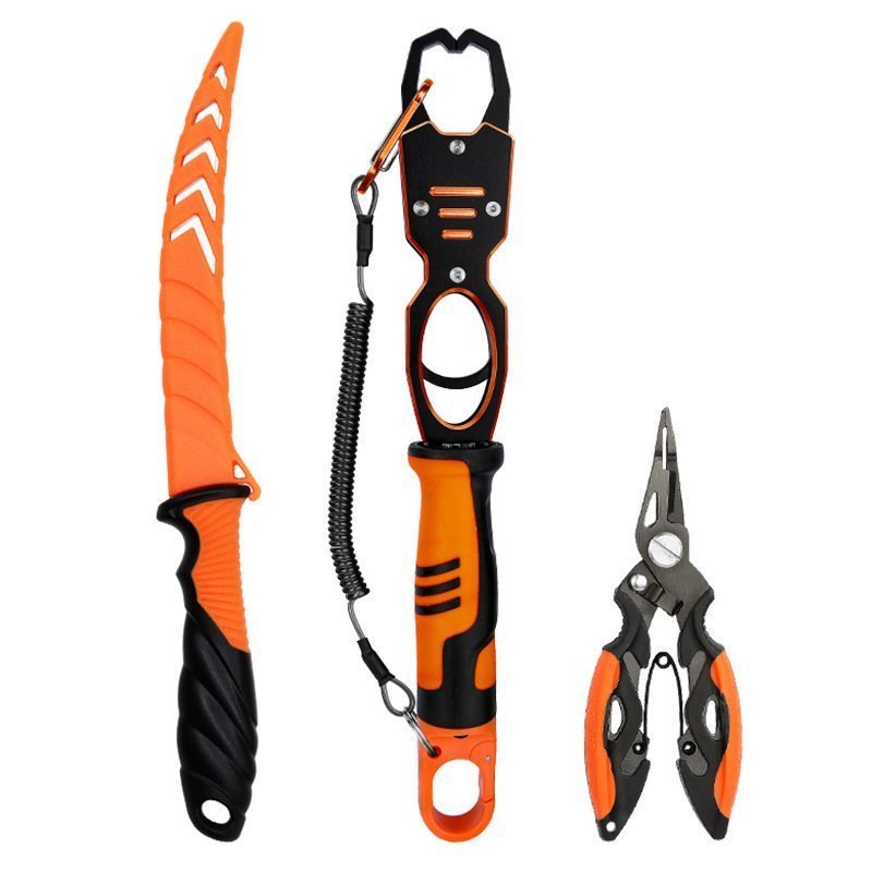 O1CN01fk1CZk26Gswdro1pj_2217545917635-0-cib.jpg Angelmesser-Kombination, multifunktionaler Fischfänger aus Aluminiumlegierung mit Schuppenfisch-Kontrollset