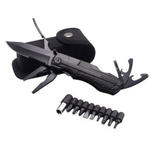 Multifunktionales taktisches Klappmesser mit Zange – ein tragbares Multitool für Outdoor-Survival-EDC